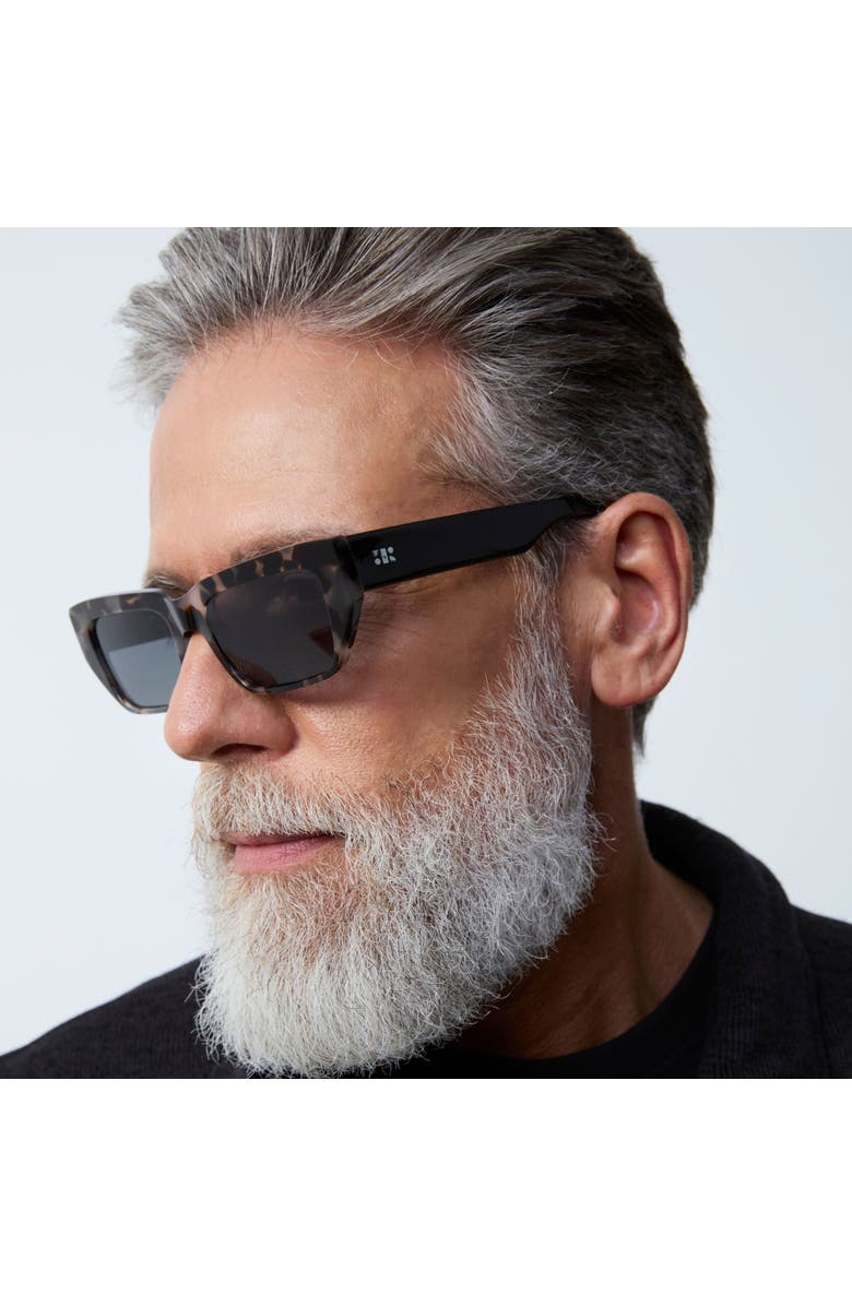 French Kiwis Eyewear Kai Sunglasses, Alternate, color, Black