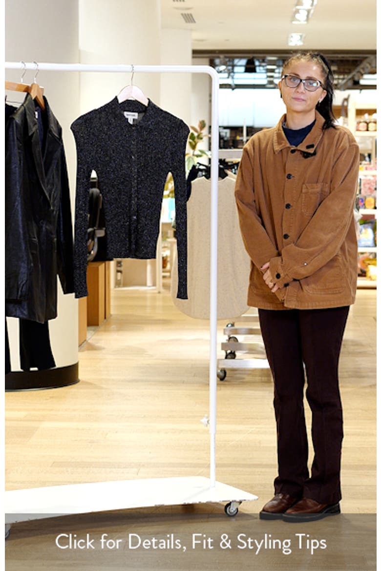 Metallic Collared Cardigan video