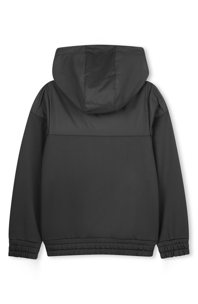 BOSS Kidswear Kids' Hooded Zip Jacket, Alternate, color, Black