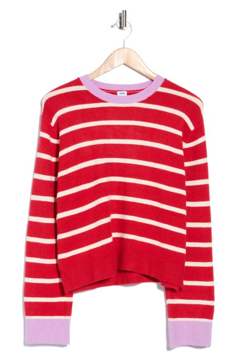 Stripe Crewneck Sweater