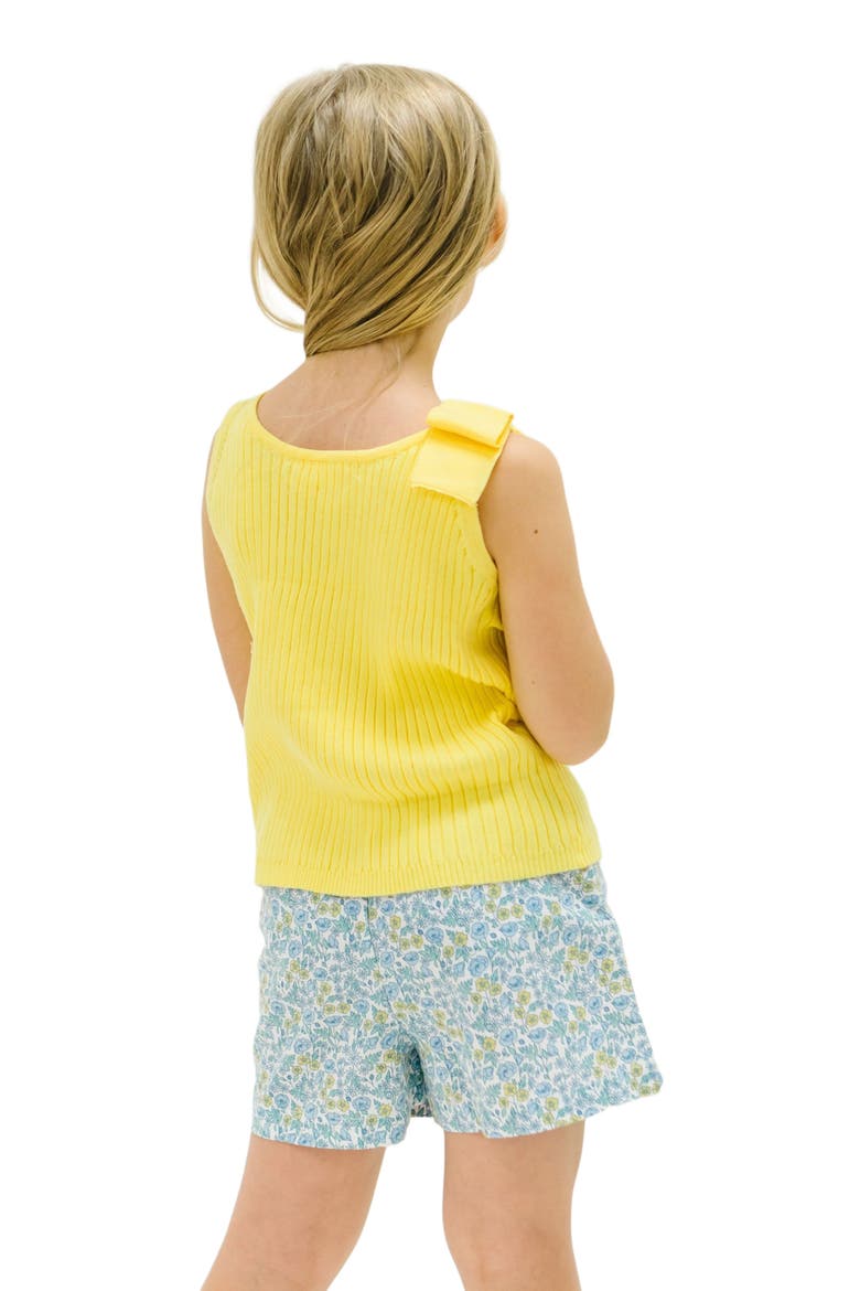 Girls' Bow Sweater Tank, Kids, Alternate, color, Yellow