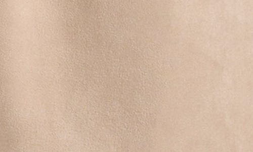 Kensie Stretch Faux Suede Minidress In Neutral