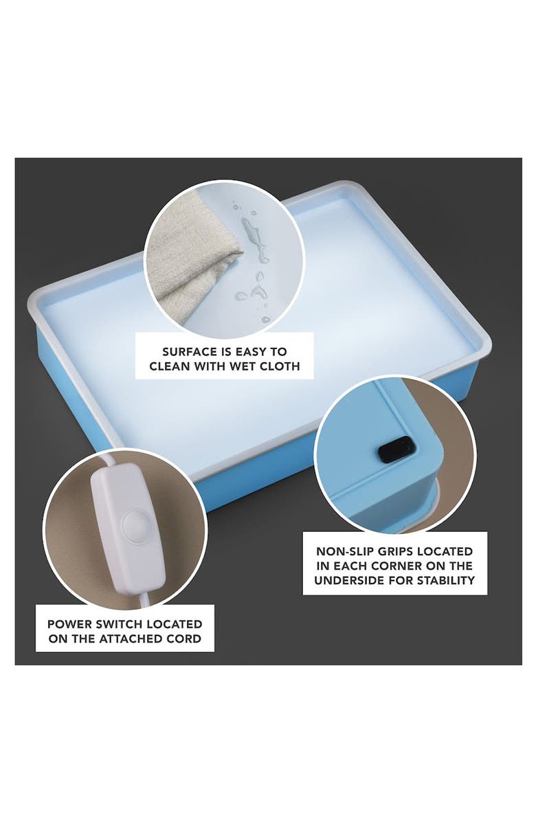 PLAYLEARN Portable Light Up Sand Table, Alternate, color, 