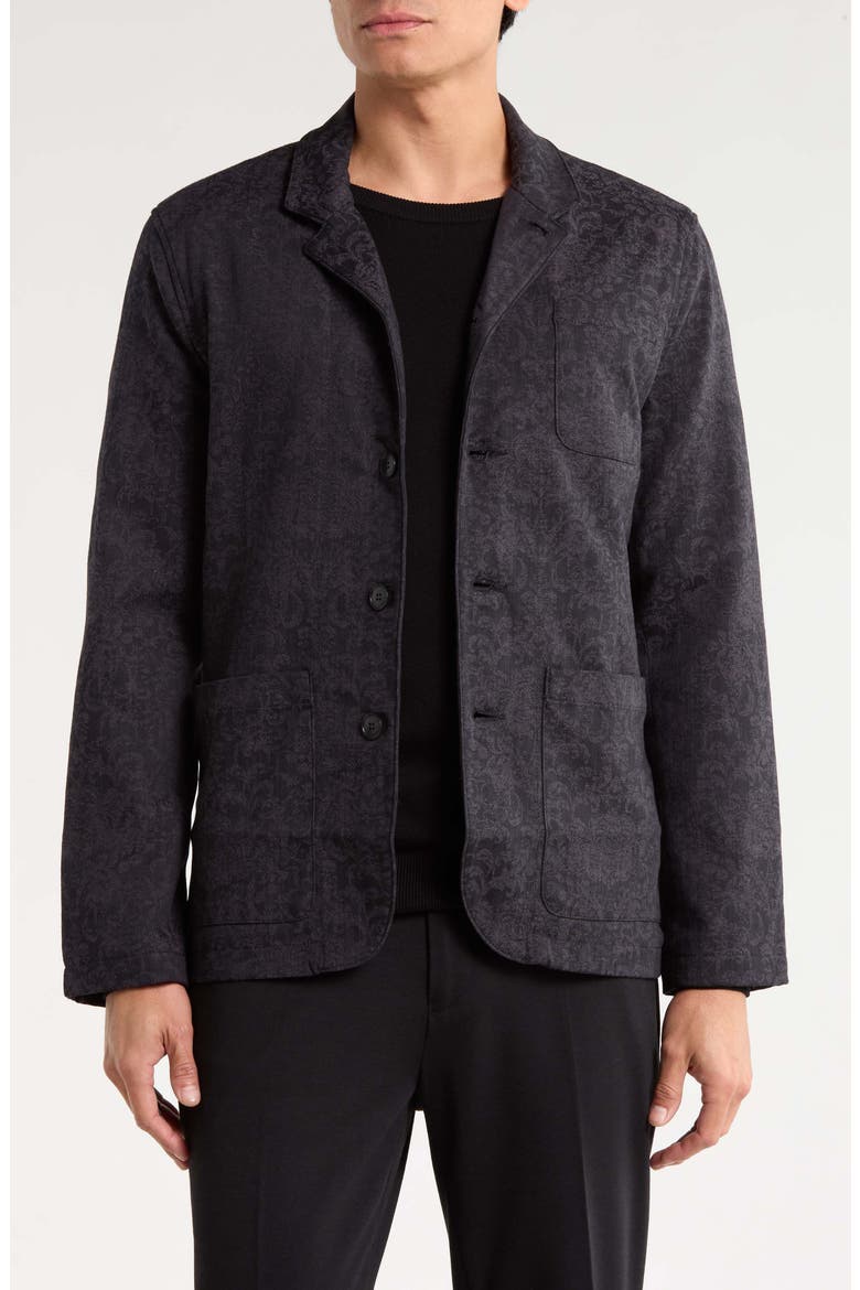 Maddox Soft Shirt Jacket, Main, color, BLACK