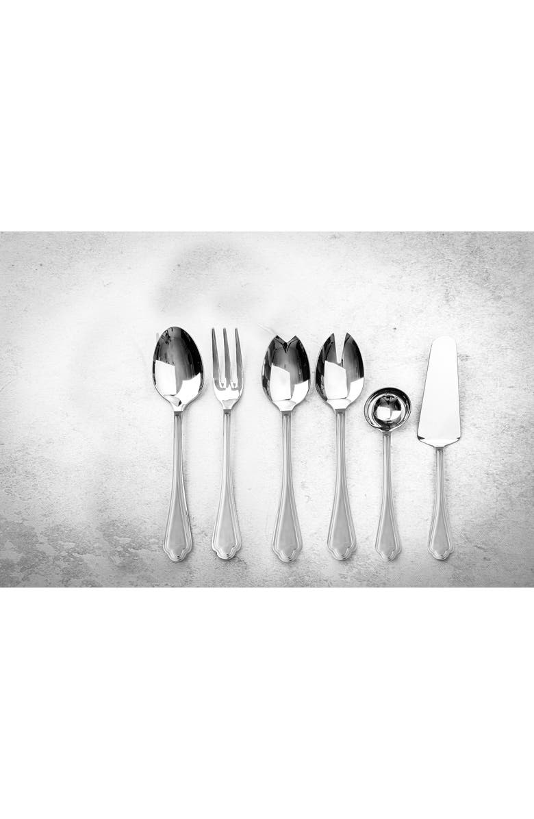 Mepra Leonardo Flatware Set - 67 Pieces, Alternate, color, Stainless Steel