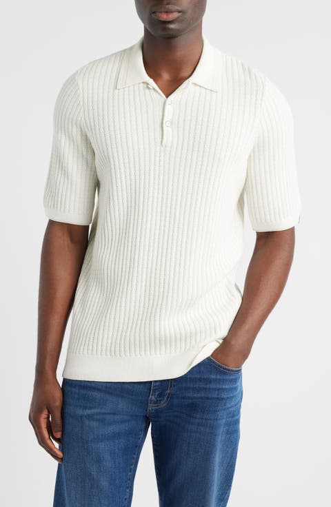 Harvey Rib Polo Sweater