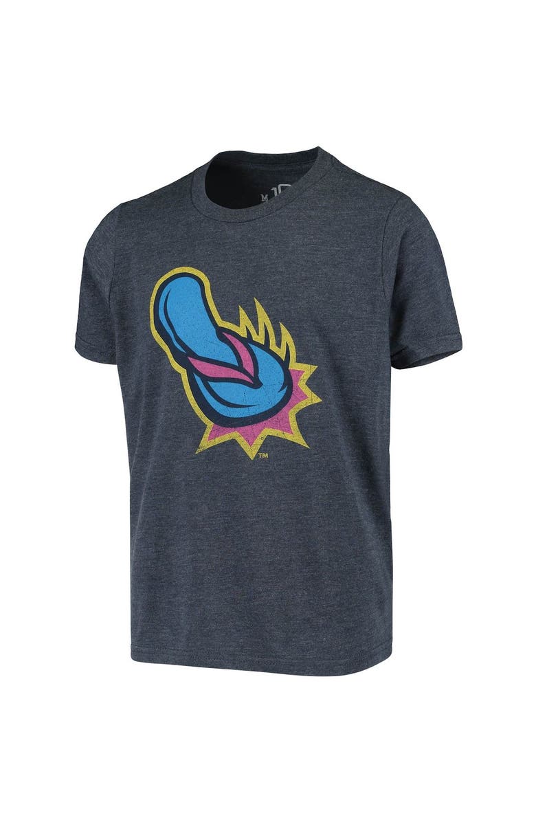 108 STITCHES Youth Navy Flying Chanclas de San Antonio Copa de la Diversion Vintage T-Shirt, Alternate, color,