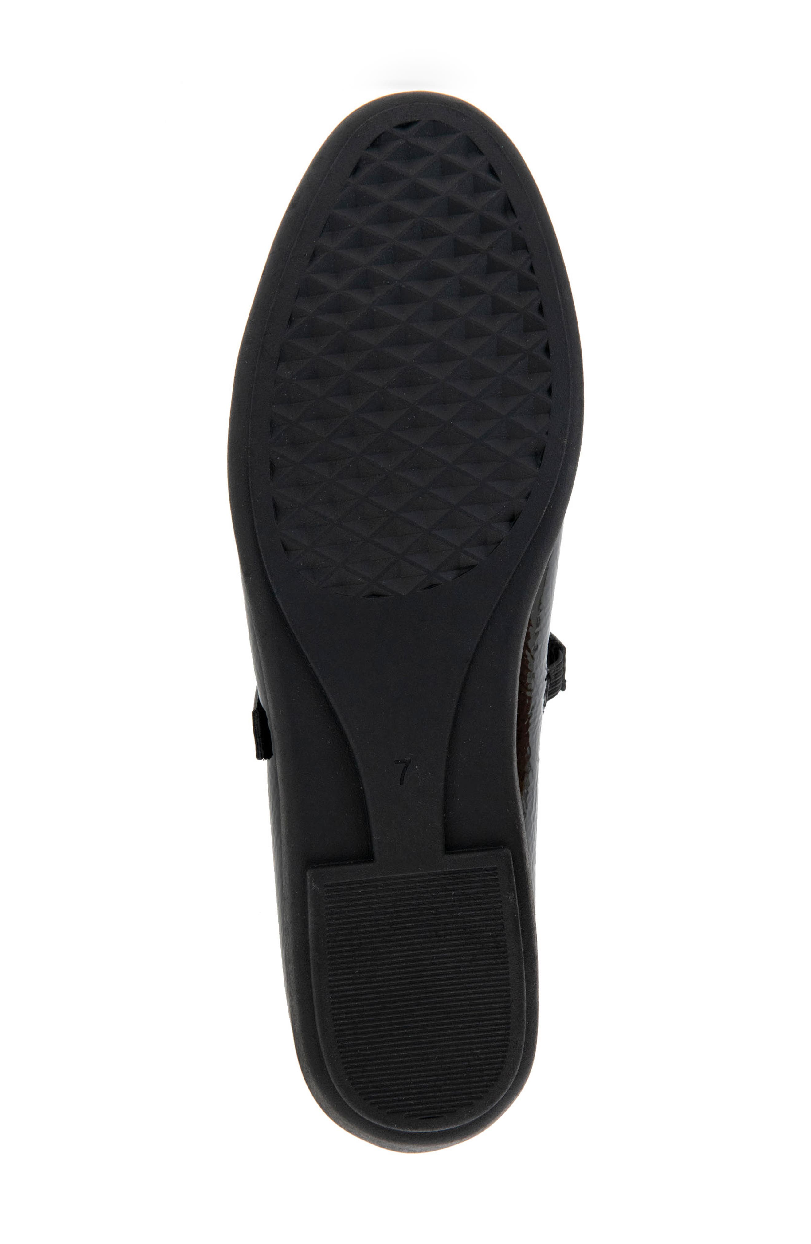 Aerosoles Baylee Mesh Mary Jane Flat, Alternate, color, Black Patent Faux Leather