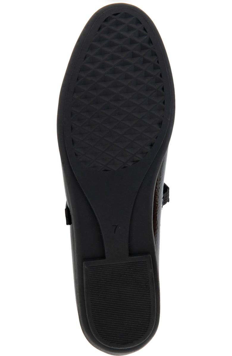 Aerosoles Baylee Mesh Mary Jane Flat, Alternate, color, Black Patent Faux Leather