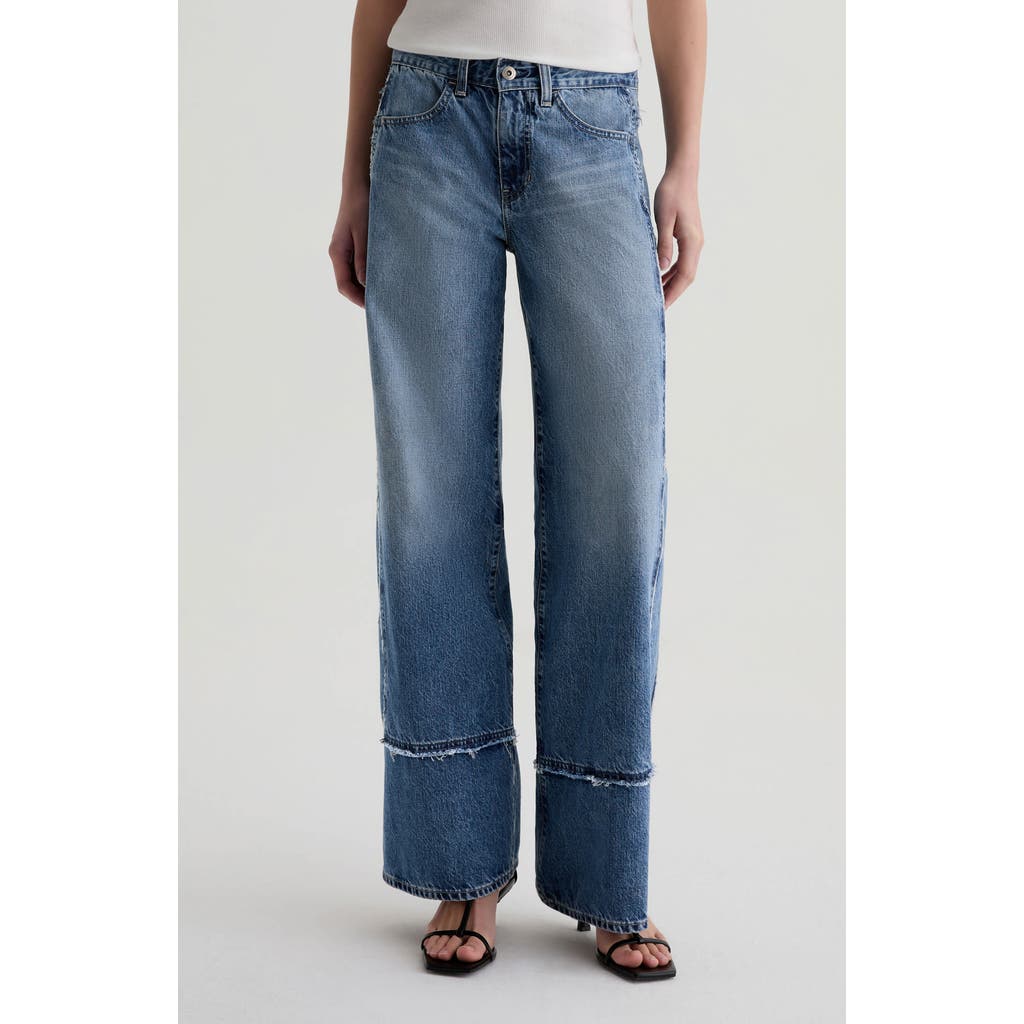 Adria Low Rise Baggy Wide Leg Jeans in Socialite  product