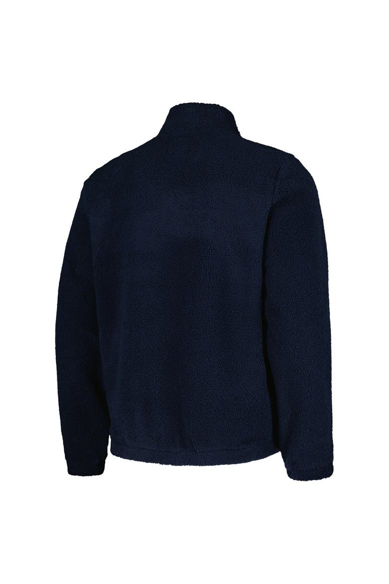 Men's G-III Sports by Carl Banks Navy Michigan Wolverines Pinch Runner Half-Zip Top, Alternate, color, Navy