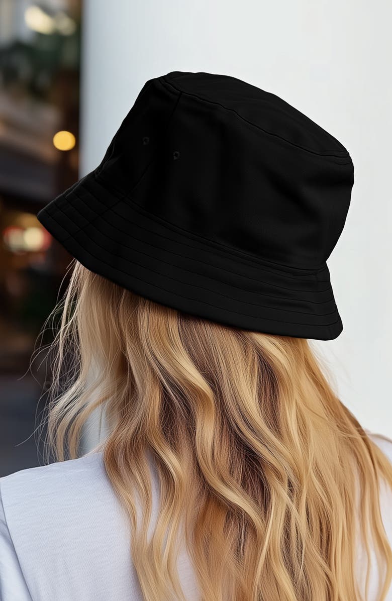 Dalix Lil Strawberry Bucket Hat, Alternate, color, Black