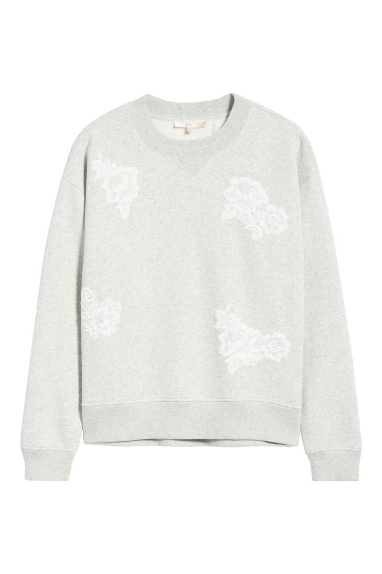 Havenleigh Sweatshirt, Alternate, color, SILVER FOG HEATHER