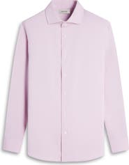 Bugatchi Devon Micro Houndstooth OoohCotton® Button-Up Shirt