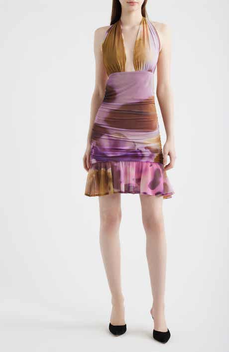 Solita Mesh Halter Minidress