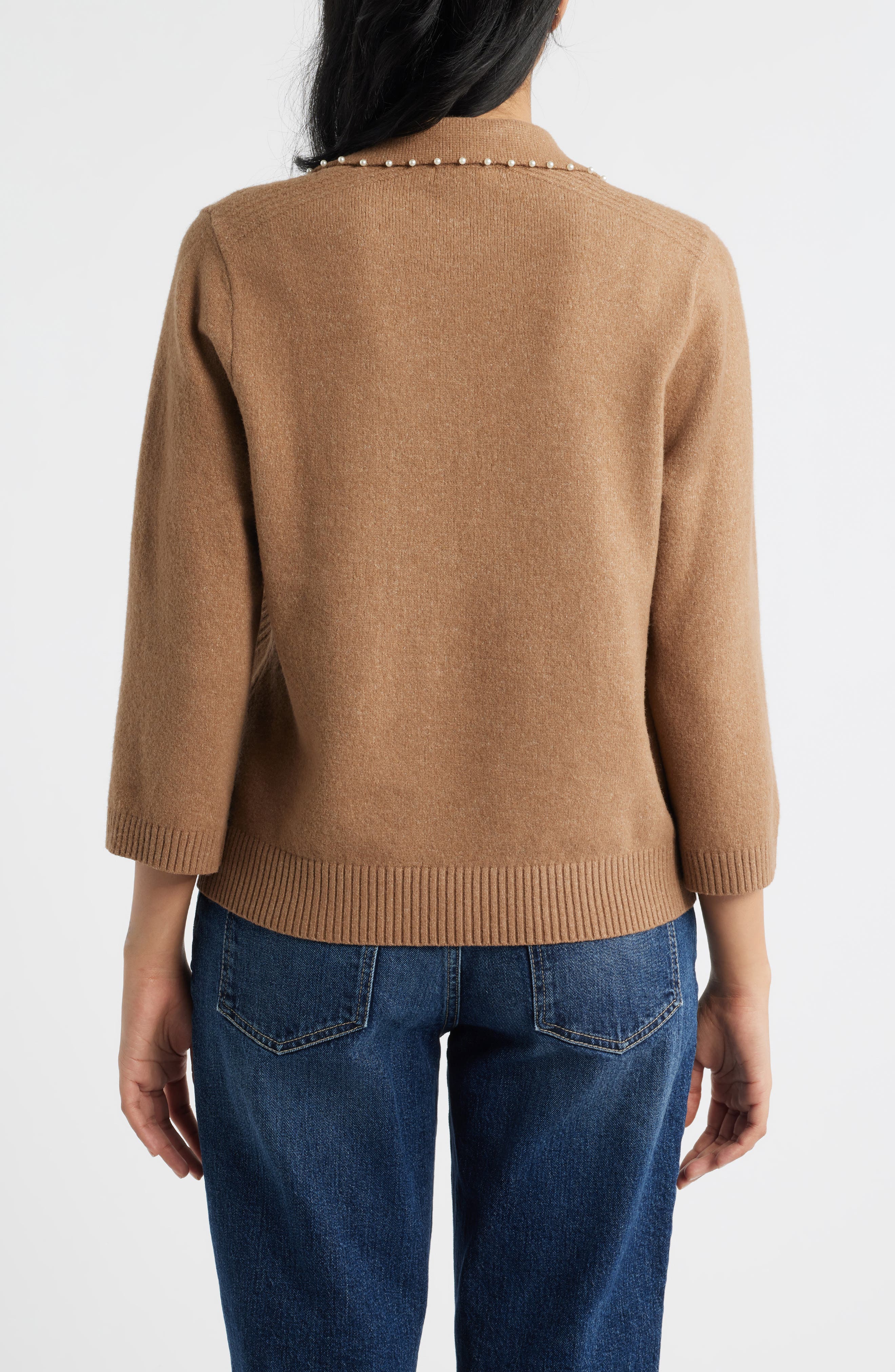 Bead Trim Sweater - image 4