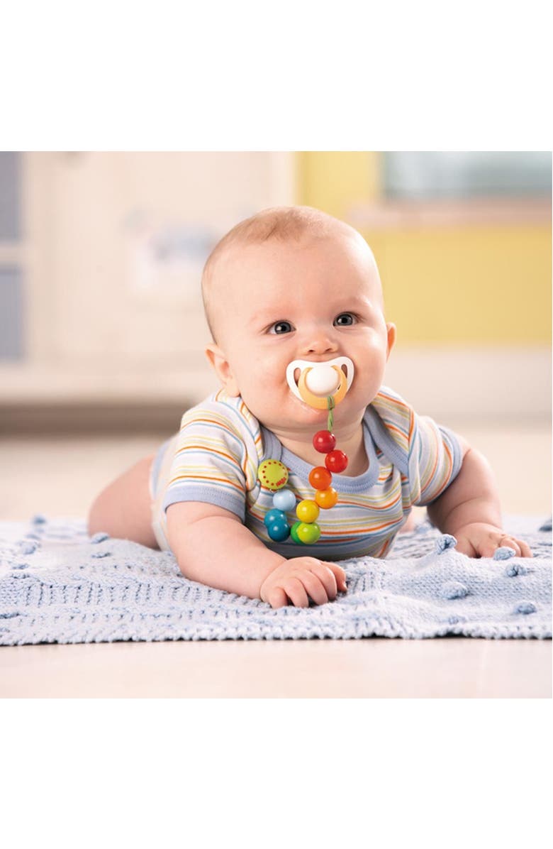HABA Rainbow Pearls Pacifier Chain, Alternate, color,