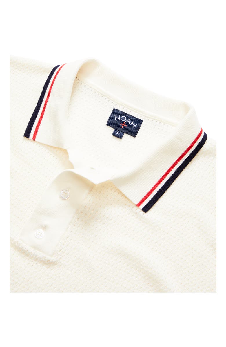 Noah Tipped Short Sleeve Mesh Knit Polo, Alternate, color, 