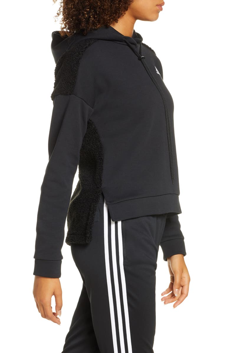 adidas Toggle Fleece Hoodie, Alternate, color, 