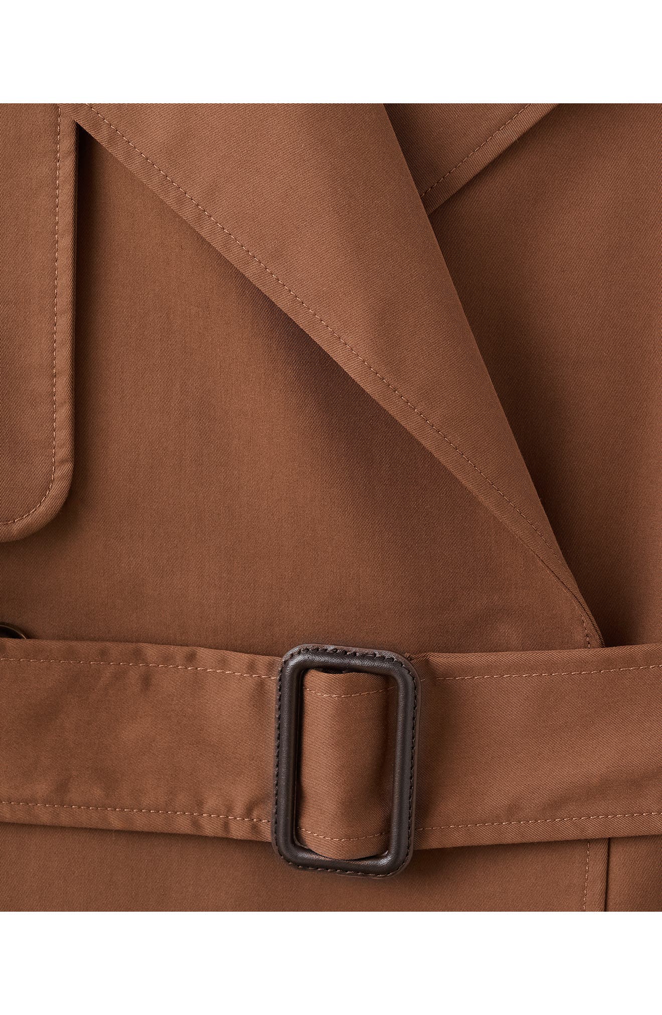 Long Double Breasted Trench Coat - image 2