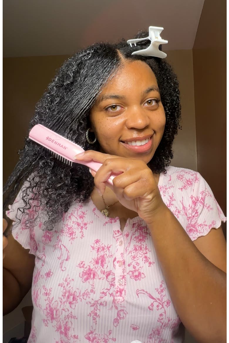 D14 Original Styler Five-Row Mini Brush, Alternate, color, PINK CRUSH