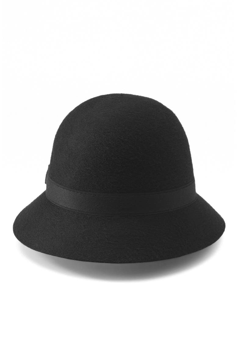 Alfreda 6 Cashmere Cloche, Main, color, BLACK