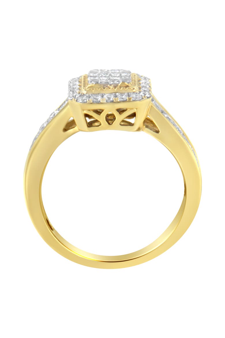 10KT Yellow Gold 5/8 cttw Diamond Cocktail Ring, Alternate, color, Yellow