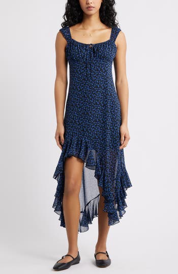 sachin and babi light blue dress Vintage John Galliano for Christian Dior Black Silk Chiffon Bias-cut  Evening Gown. the Gown Features a Swoop Neckline and Low, Draped Back main image 0