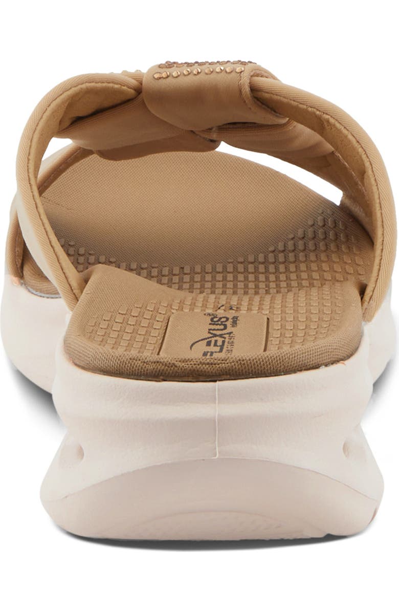 Flexus by Spring Step Geovani Platform Wedge Slide Sandal, Alternate, color, Taupe