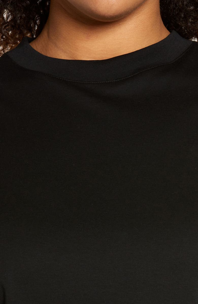 Vince Wide Sleeve Pima Cotton Crop Top, Alternate, color, 