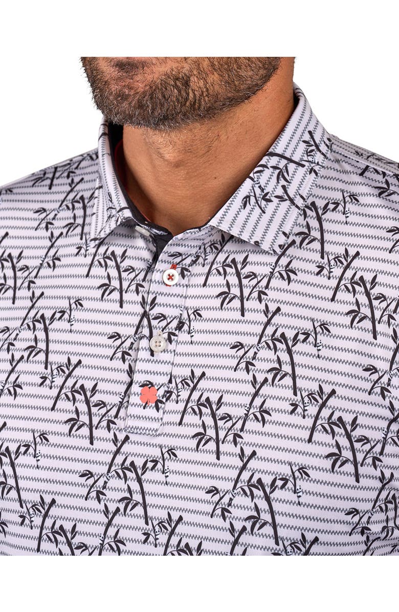 Black Clover Panda Luck Polo, Alternate, color, Vanilla