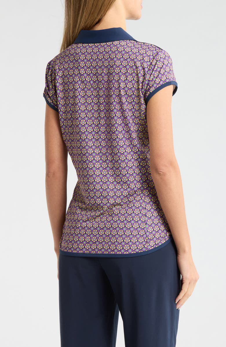 ORIGINAL PENGUIN GOLF Cap Sleeve Sweetheart Golf Knit Polo, Alternate, color, 
