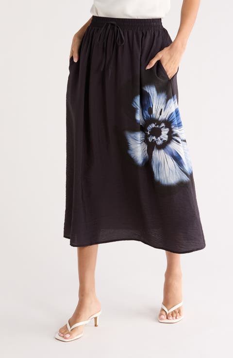 Floral Woven Skirt
