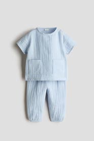 H&M 2-piece Cotton Muslin Set