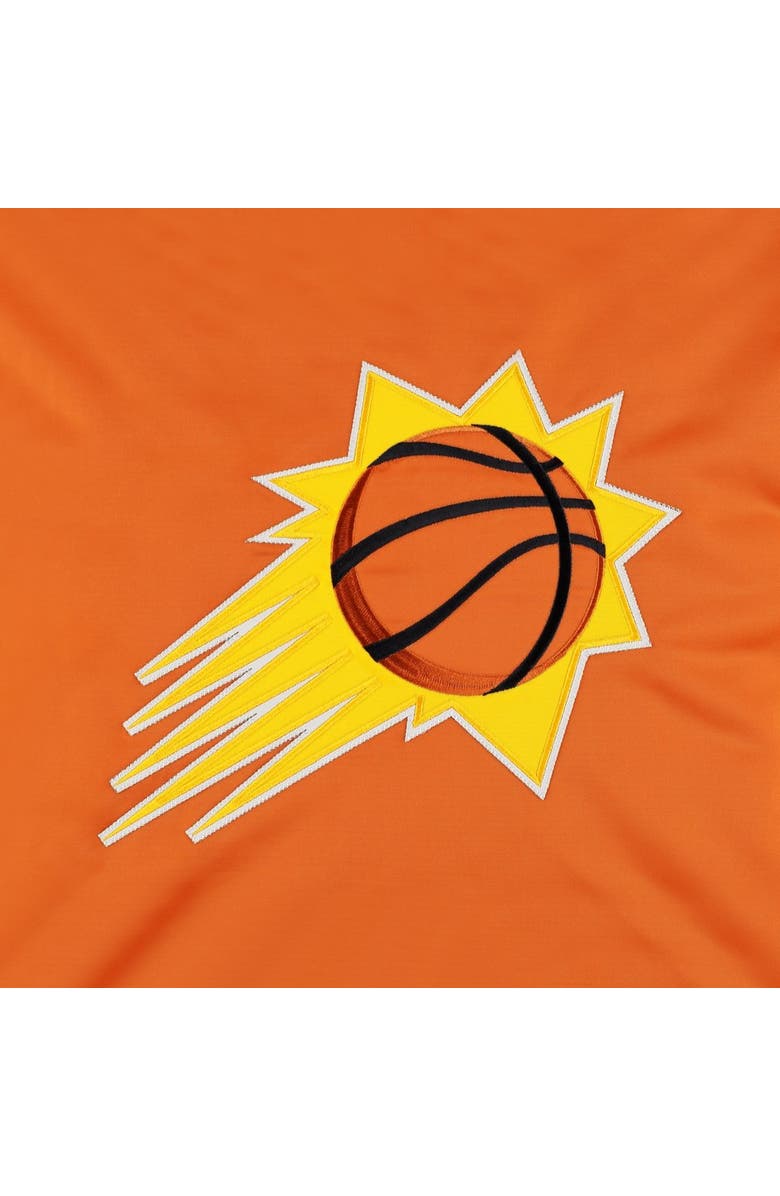 STARTER Women's Starter Purple/Orange Phoenix Suns Split Colorblock Satin Full-Snap Varsity Jacket, Alternate, color, Purple