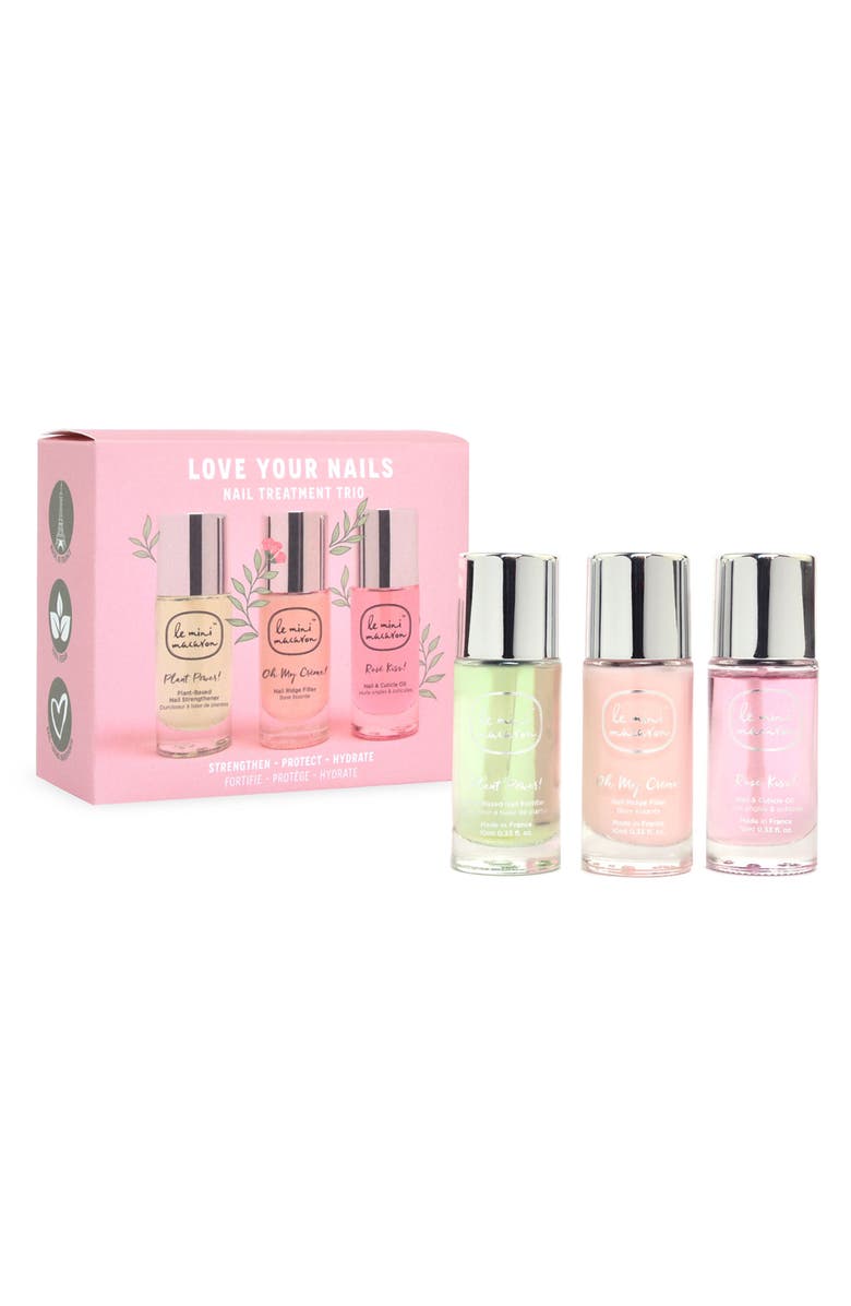 Le Mini Macaron Love Your Nails Treatment Trio, Main, color, 