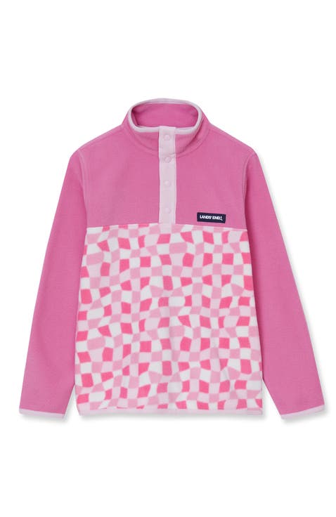 Kids Anyweather Fleece Snap Neck Pullover