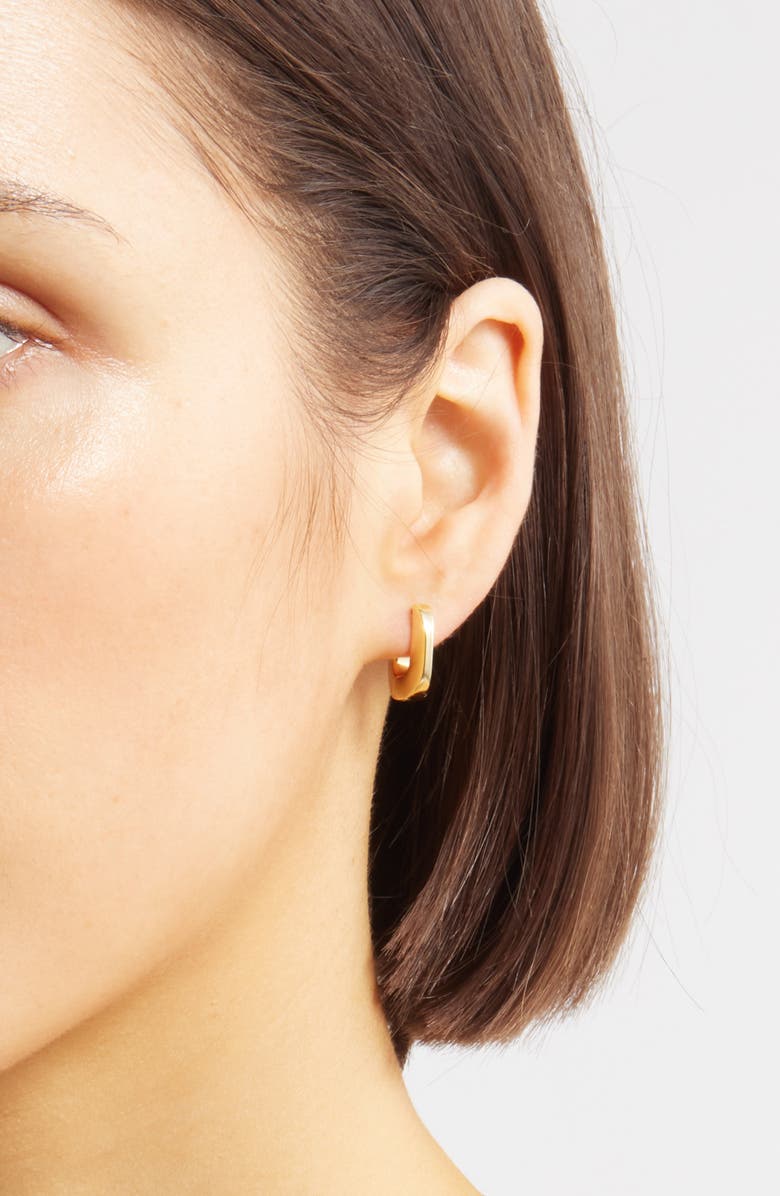 Jenny Bird Teeni Toni Link Hoop Earrings, Alternate, color, High Polish Gold