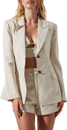 Astrid Blazer in Oyster | Women’s Relaxed Fit Blazer