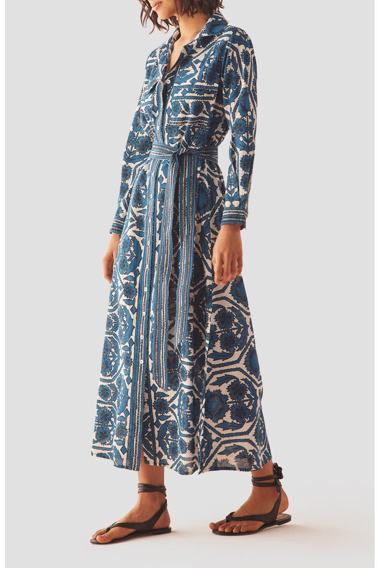 Cotton Palma Maxi Dress, Alternate, color, TESSA SANTORINI