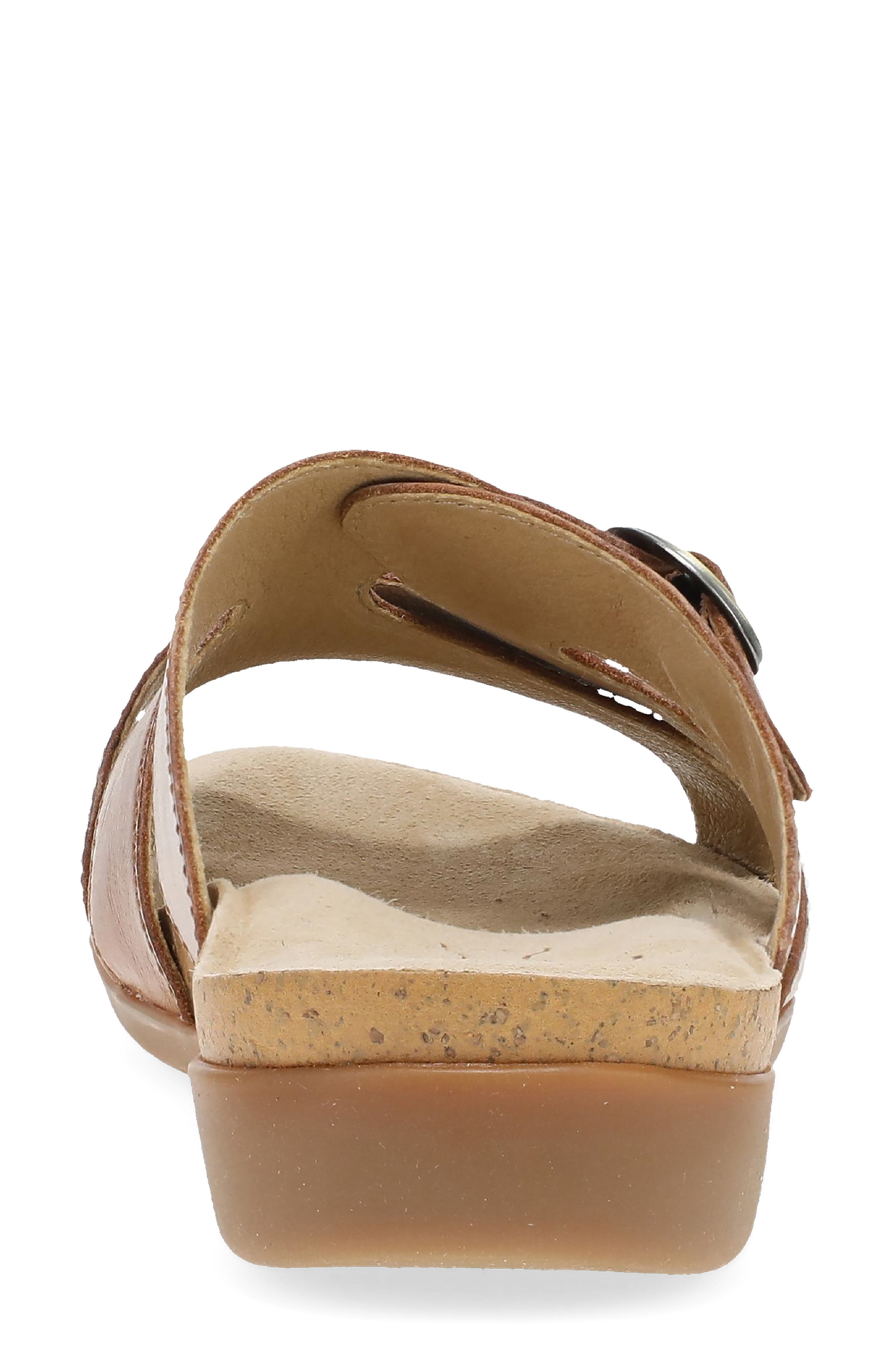 Dansko Regan Slide Sandal, Alternate, color, Toffee