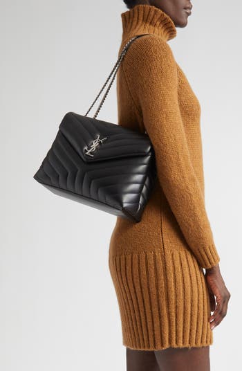Medium Loulou Matelassé Leather Shoulder Bag