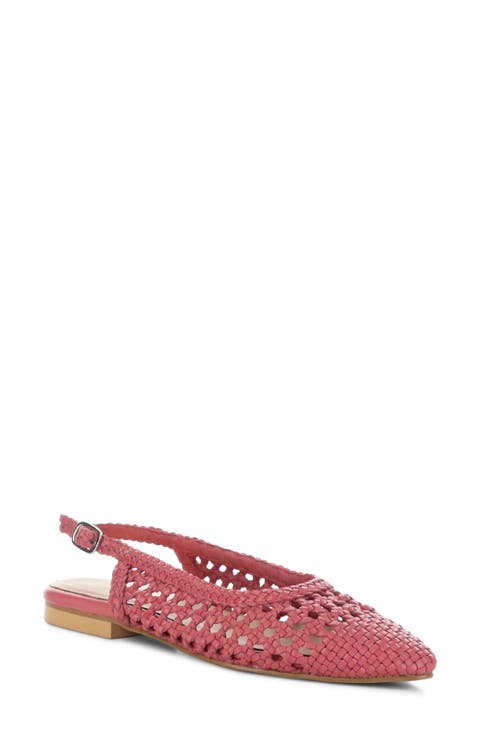 Willow Slingback Cap Toe Flat (Women)