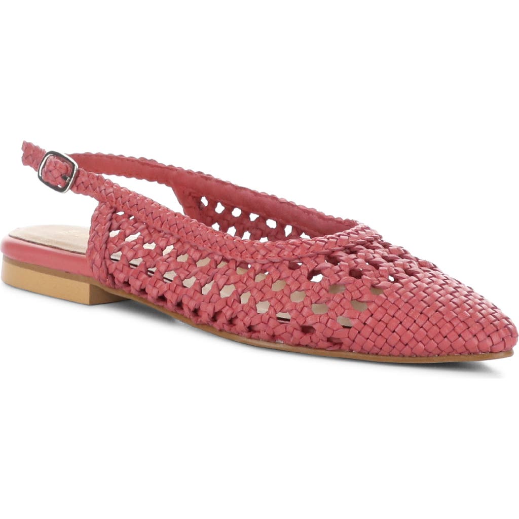 BOS. & CO. BOS. & CO. WILLOW SLINGBACK CAP TOE FLAT