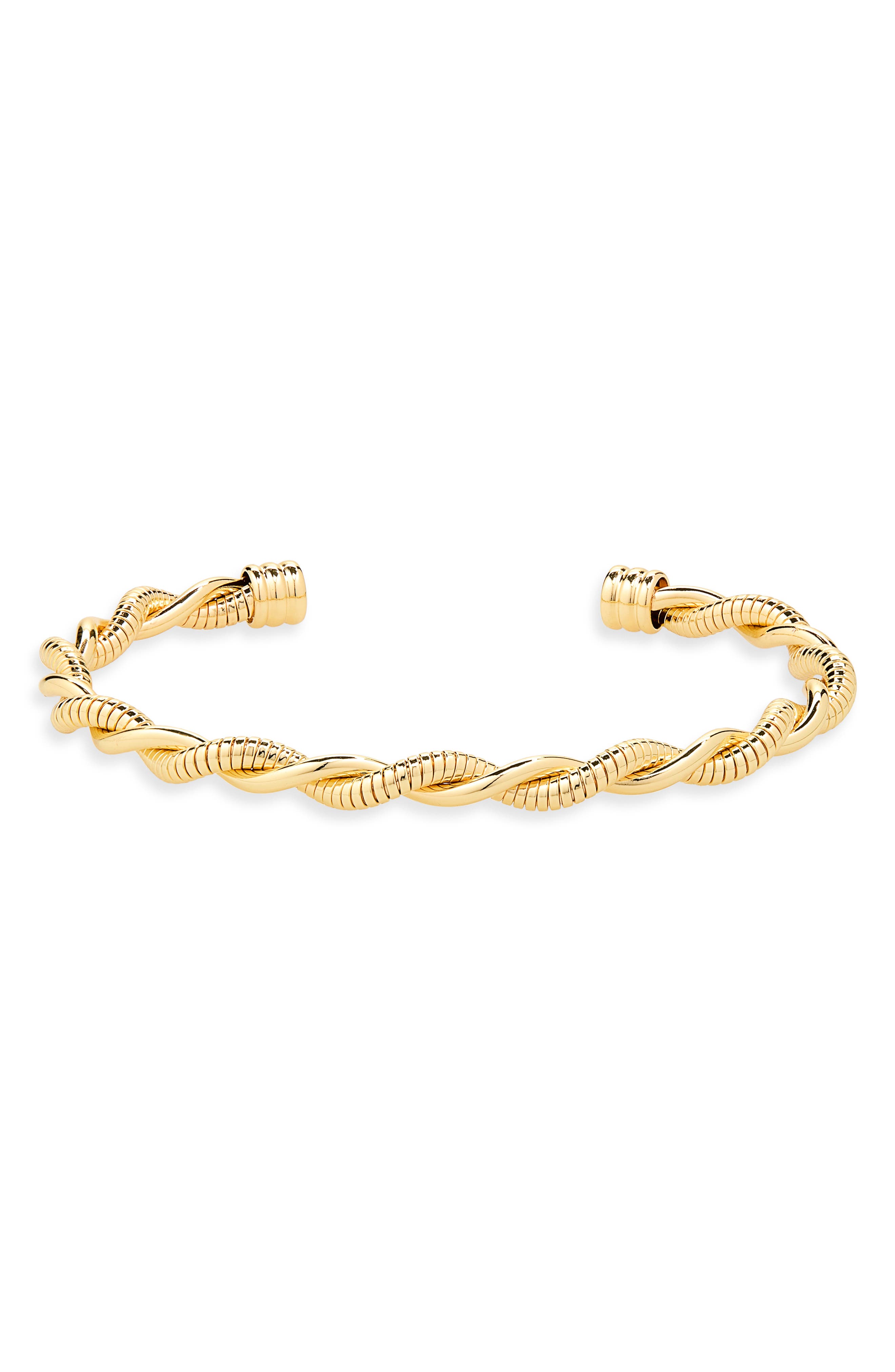 Demi-Fine Twisted Cuff Bracelet