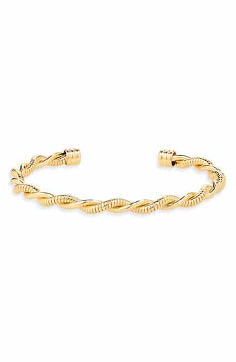 Demi-Fine Twisted Cuff Bracelet
