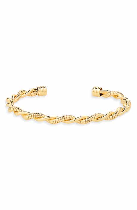 Demi-Fine Twisted Cuff Bracelet
