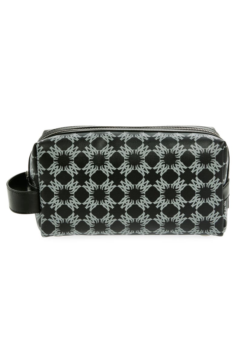 AMIRI Quad Monogram Coated Canvas Dopp Kit, Alternate, color, 