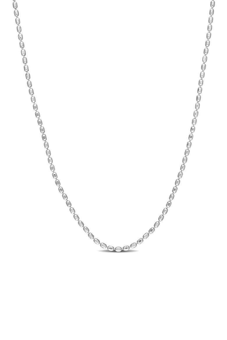 Sterling Silver 1.5mm Oval Ball Chain Necklace, Main, color, SILVER