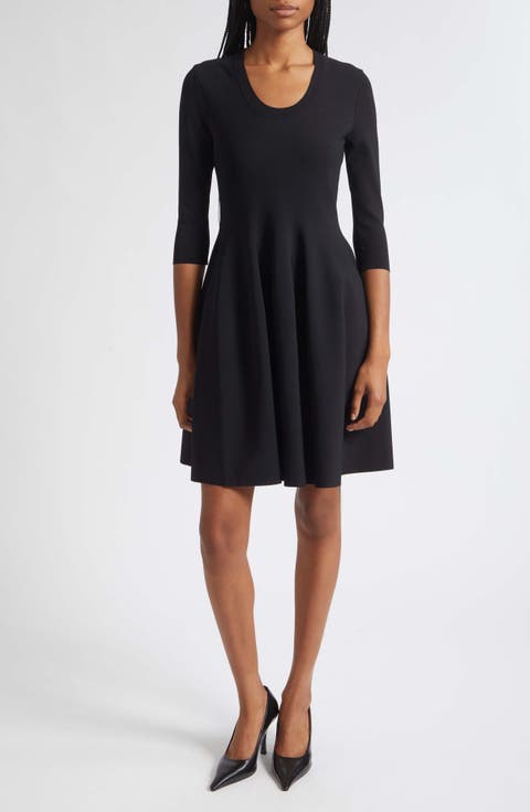 Milano Stitch Fit & Flare Sweater Dress